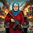 Grandma-with-machine-gun:-Apocalypsis