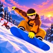 Snowboard-Knockout:-Race-Game